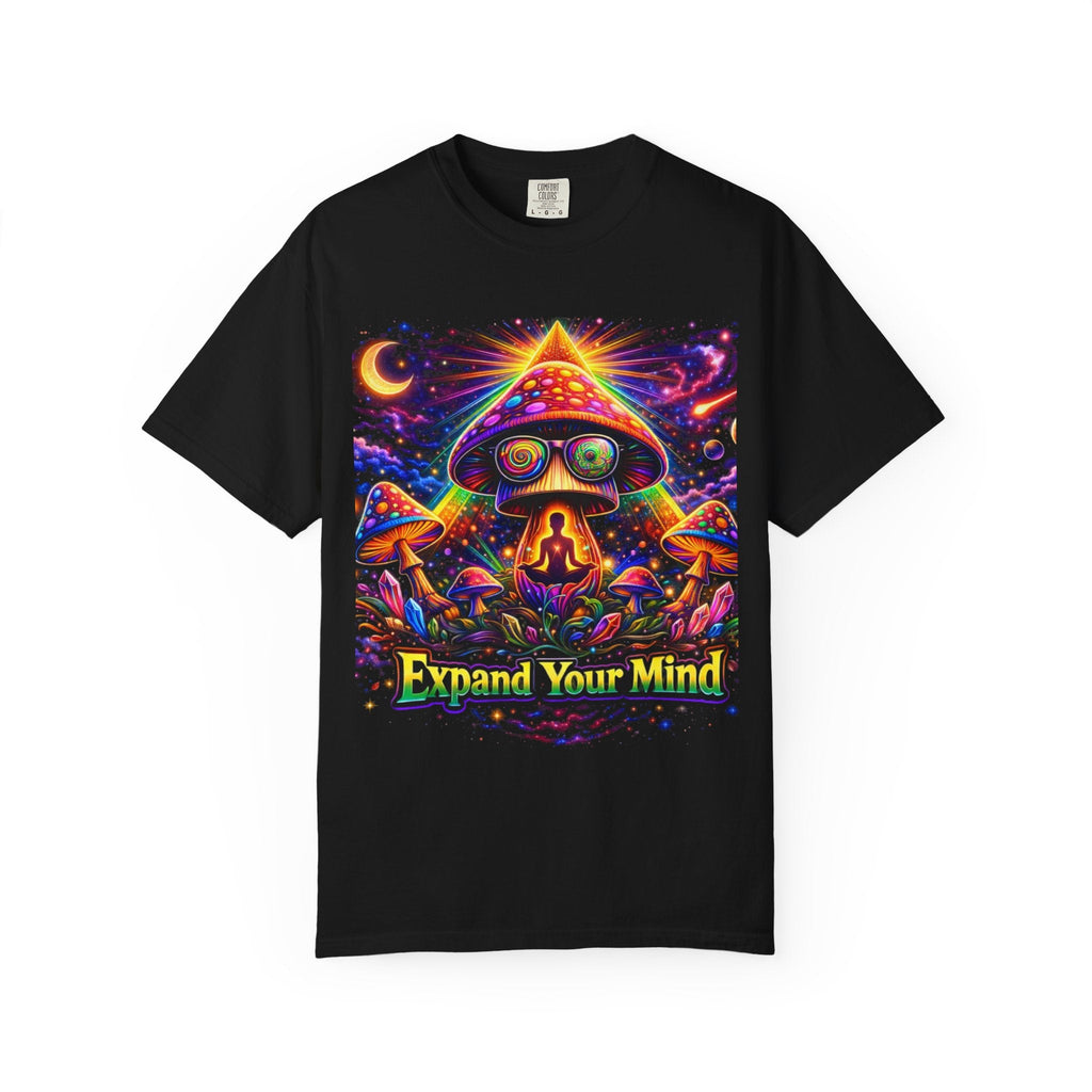 Expand Your Mind Psychedelic Mushroom T-Shirt Printify