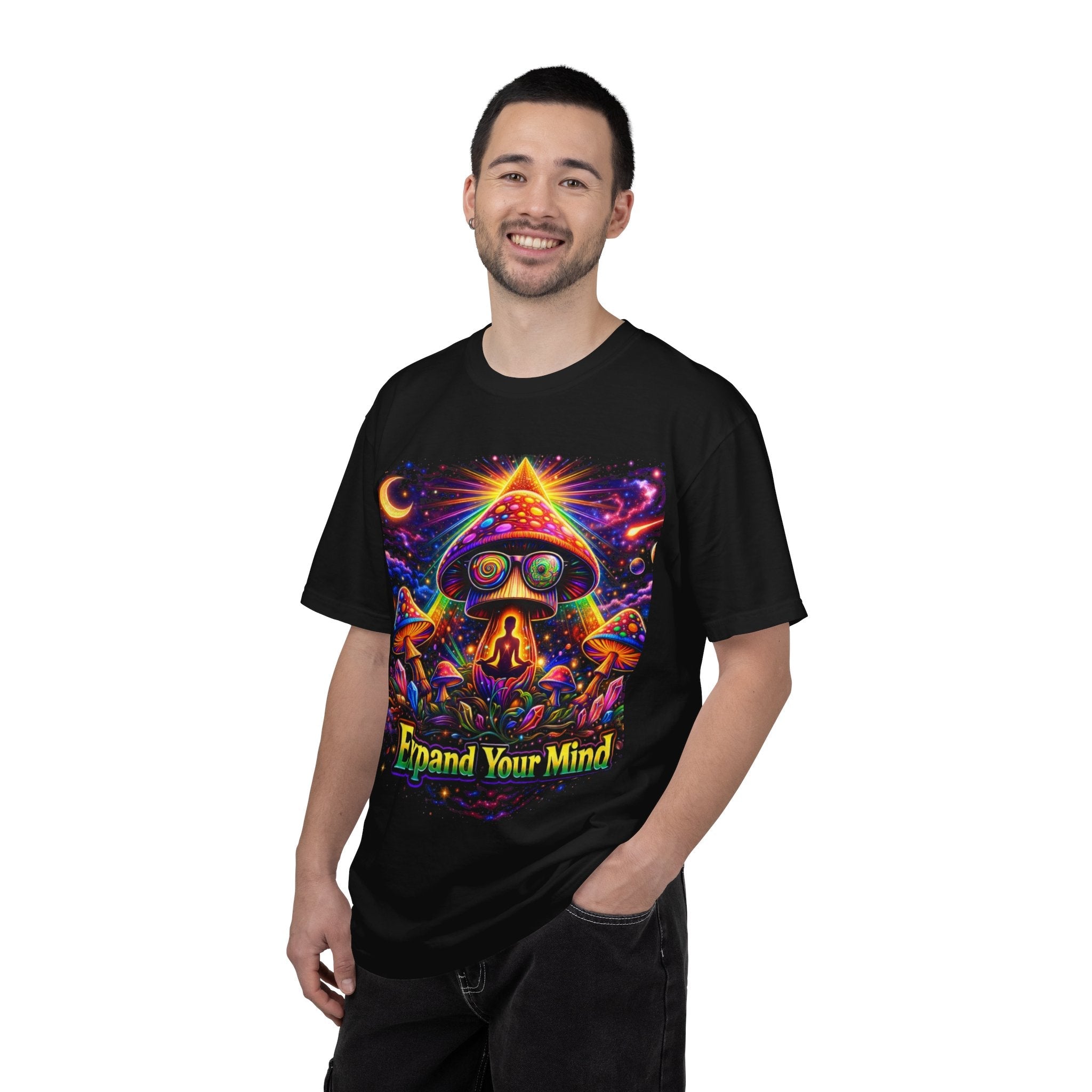 Expand Your Mind Psychedelic Mushroom T-Shirt Printify