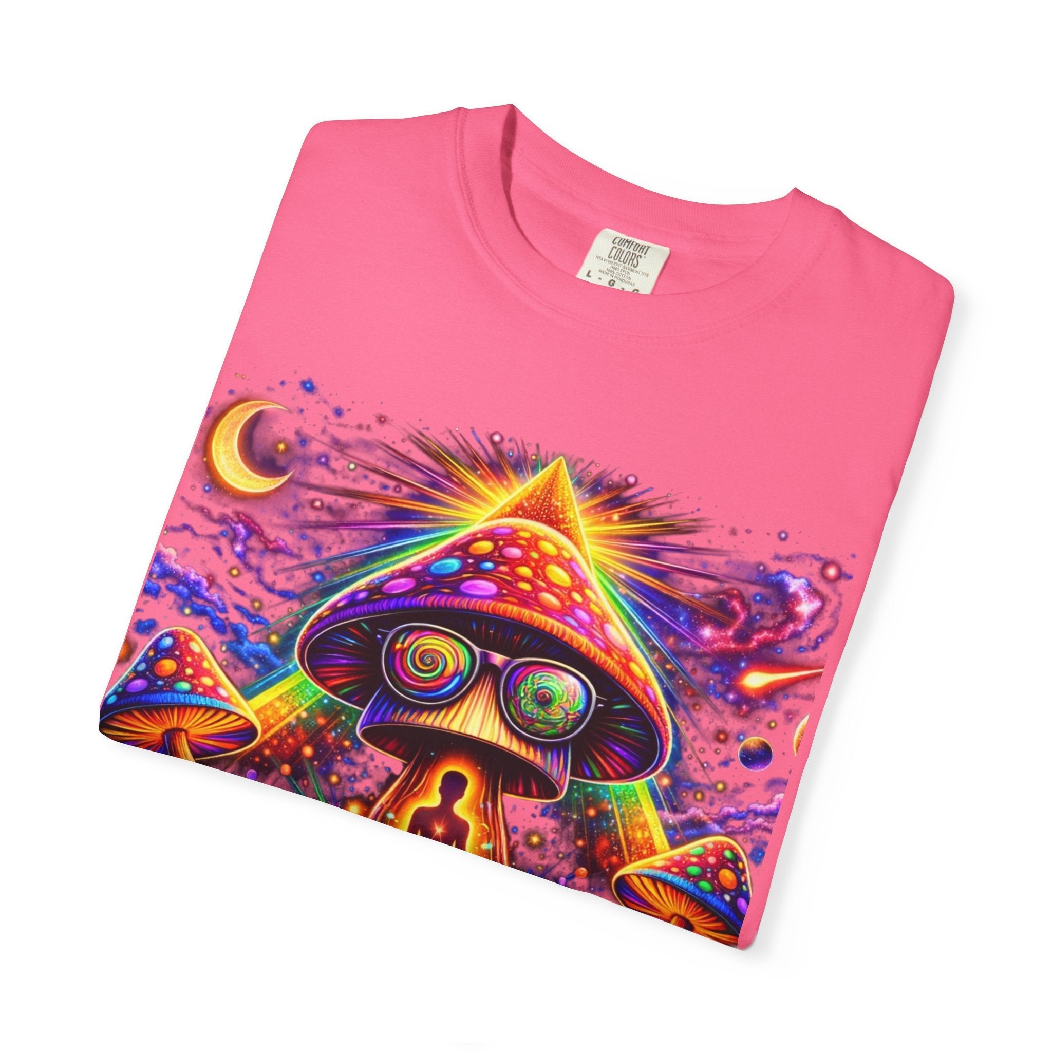 Expand Your Mind Psychedelic Mushroom T-Shirt Printify