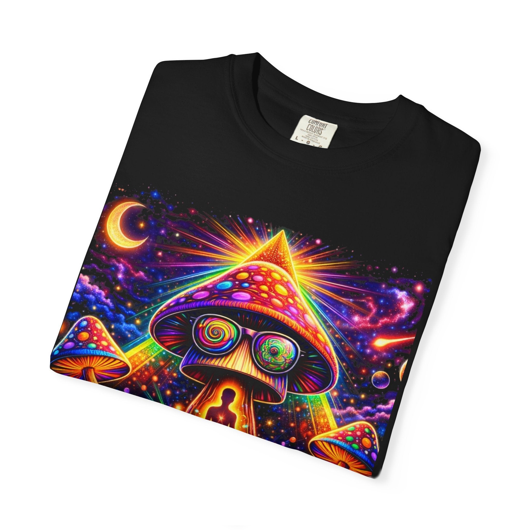Expand Your Mind Psychedelic Mushroom T-Shirt Printify