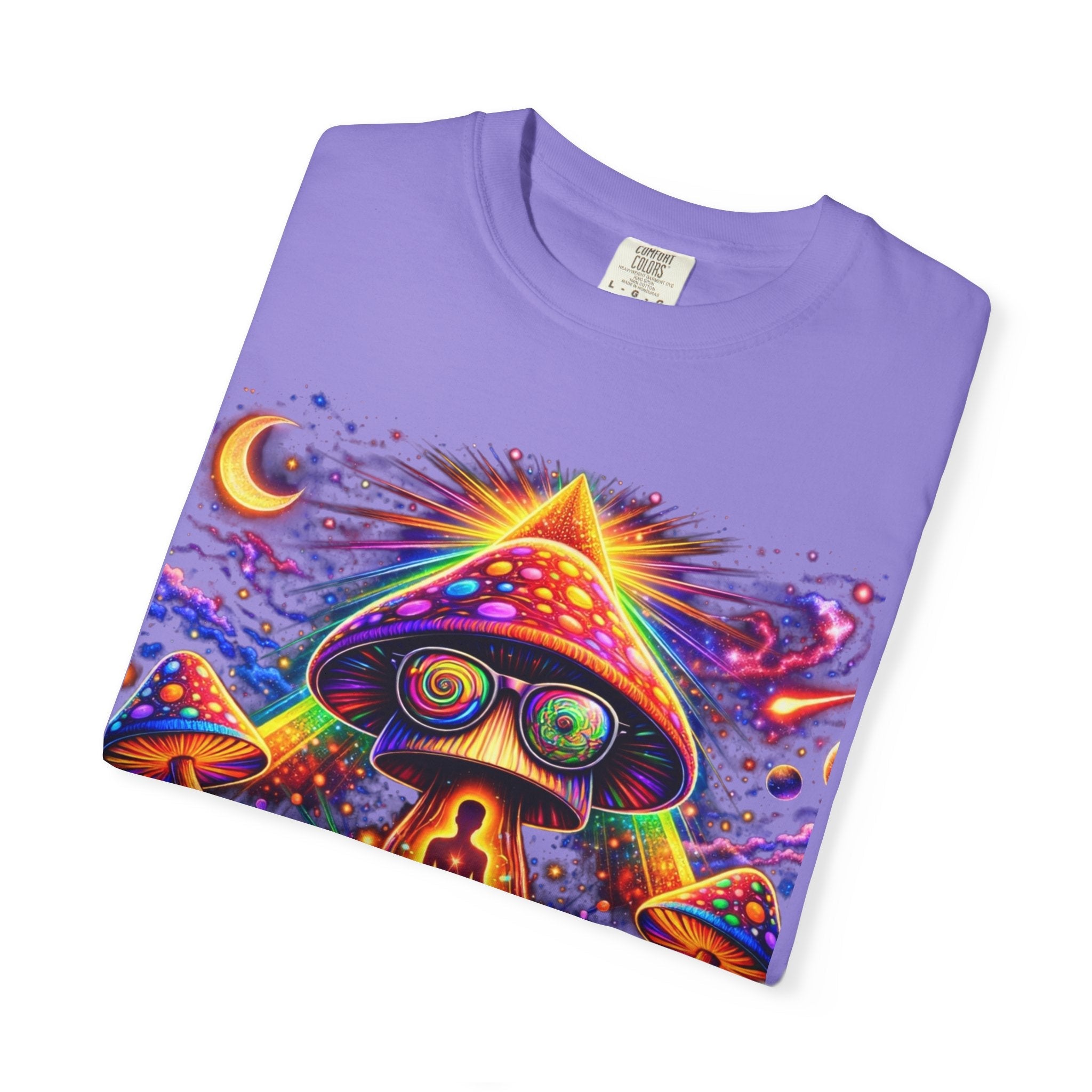 Expand Your Mind Psychedelic Mushroom T-Shirt Printify