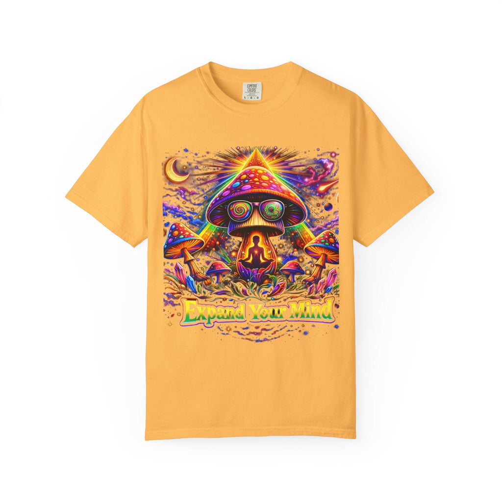 Expand Your Mind Psychedelic Mushroom T-Shirt Printify