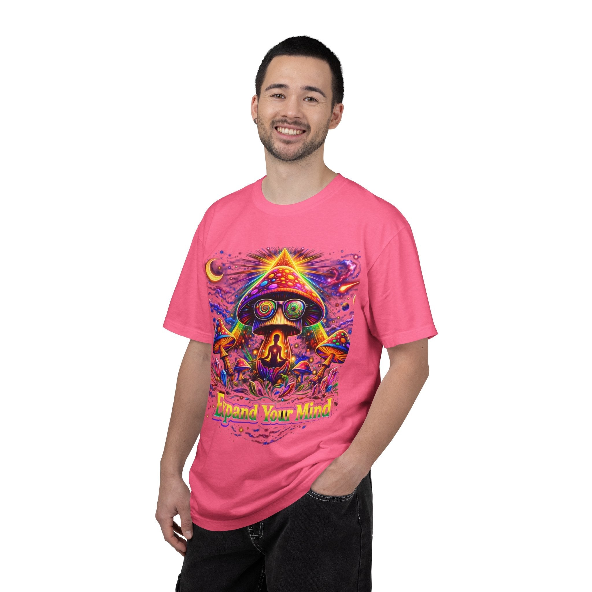 Expand Your Mind Psychedelic Mushroom T-Shirt Printify
