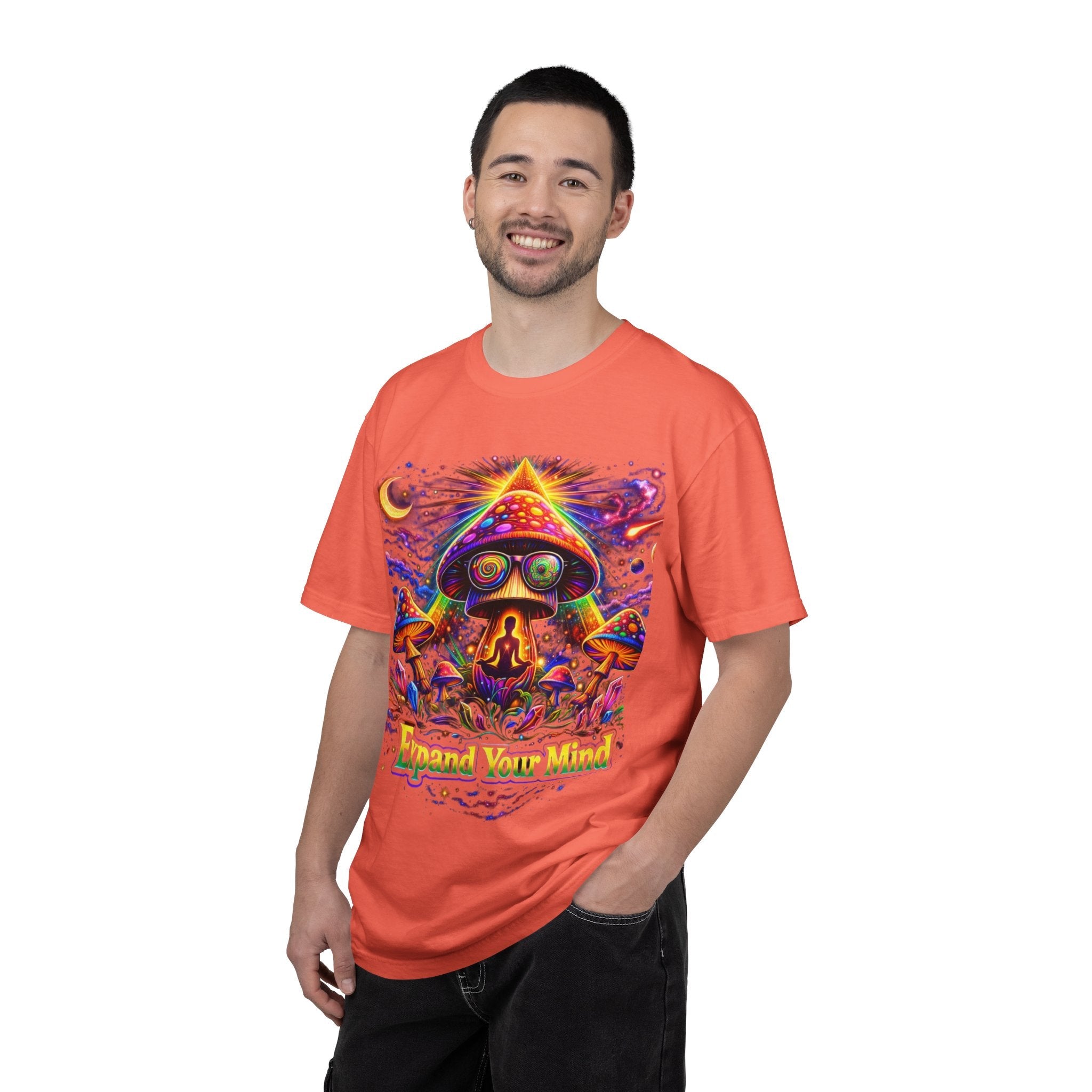 Expand Your Mind Psychedelic Mushroom T-Shirt Printify