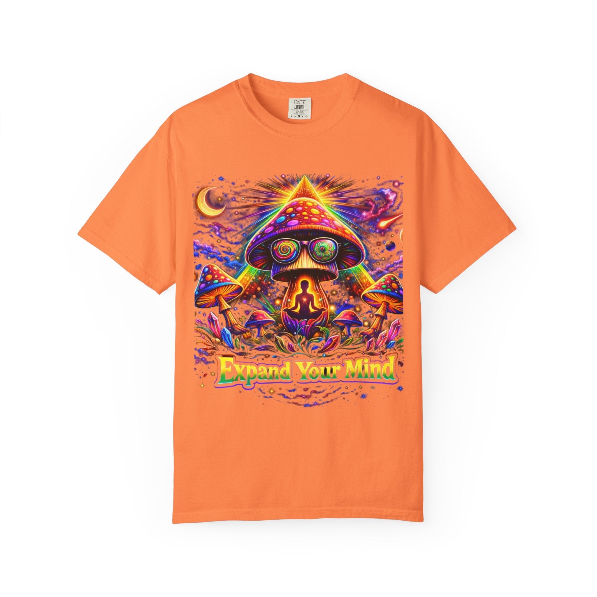 Expand Your Mind Psychedelic Mushroom T-Shirt Printify