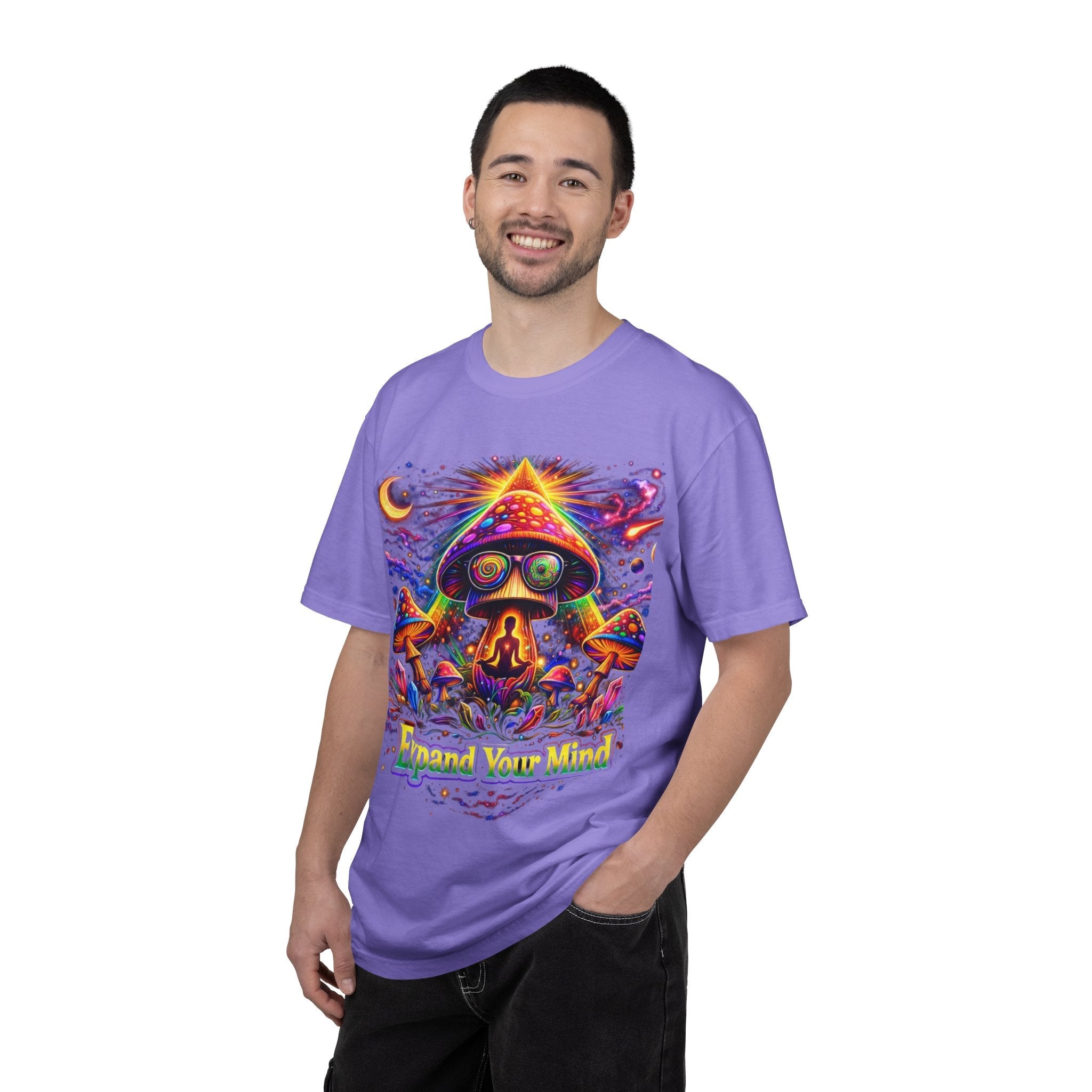 Expand Your Mind Psychedelic Mushroom T-Shirt Printify