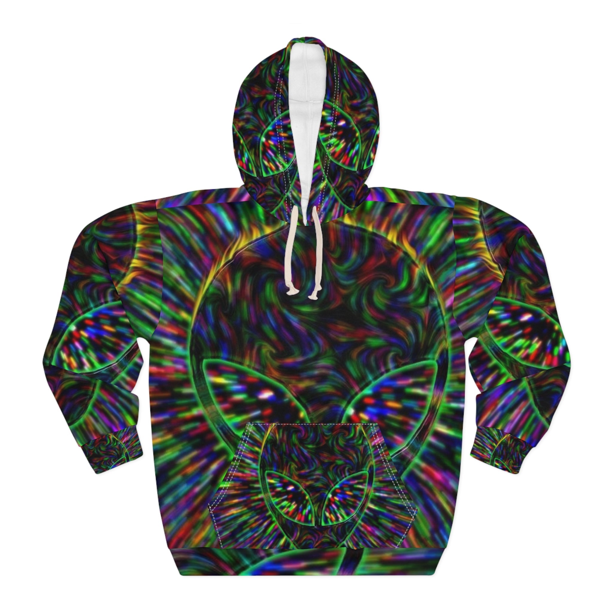 Extraterrestrial Pullover Hoodie — Psychedelic Entity Edition Printify