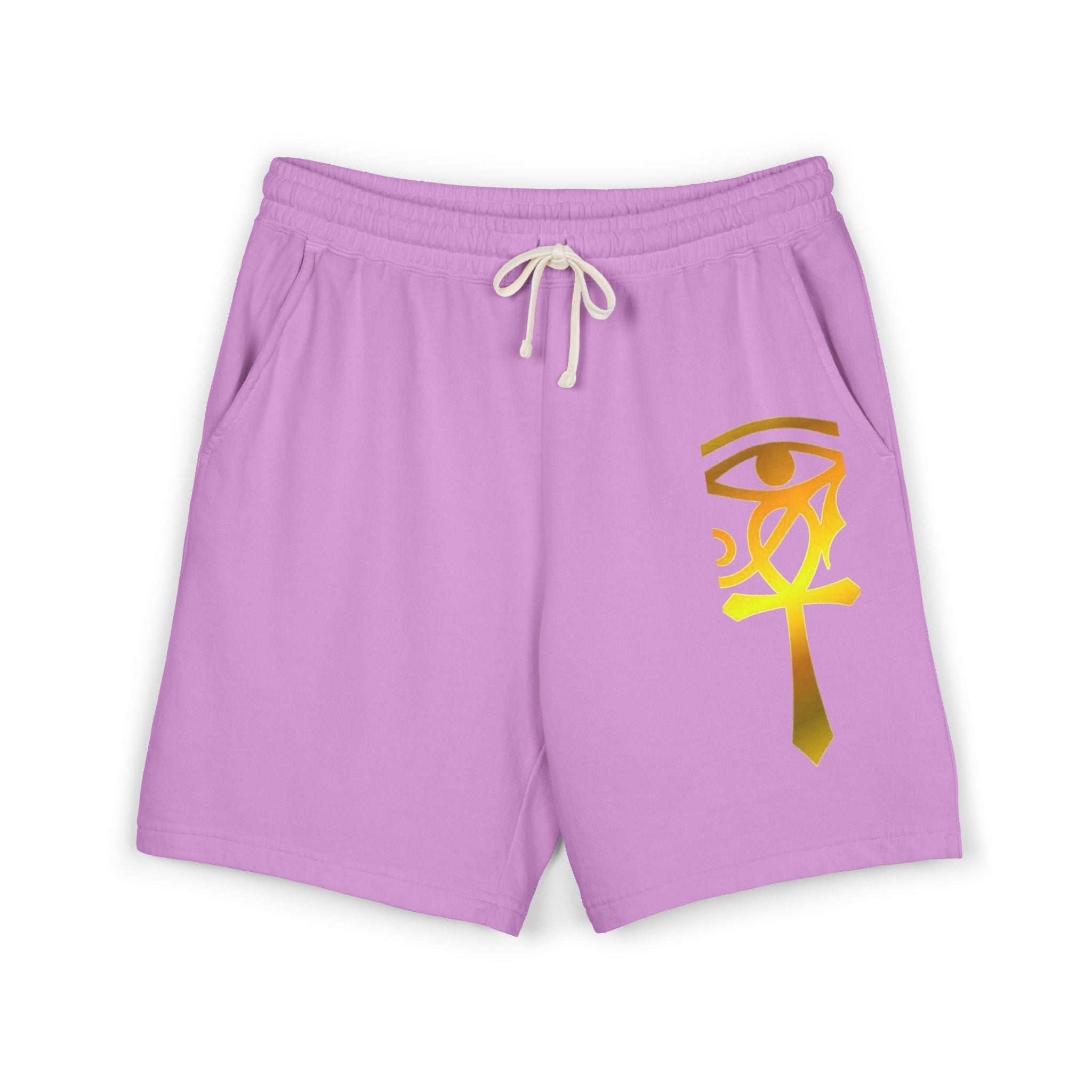 Eye of Horus Ankh Sweat Shorts — Ancient Egyptian Symbol