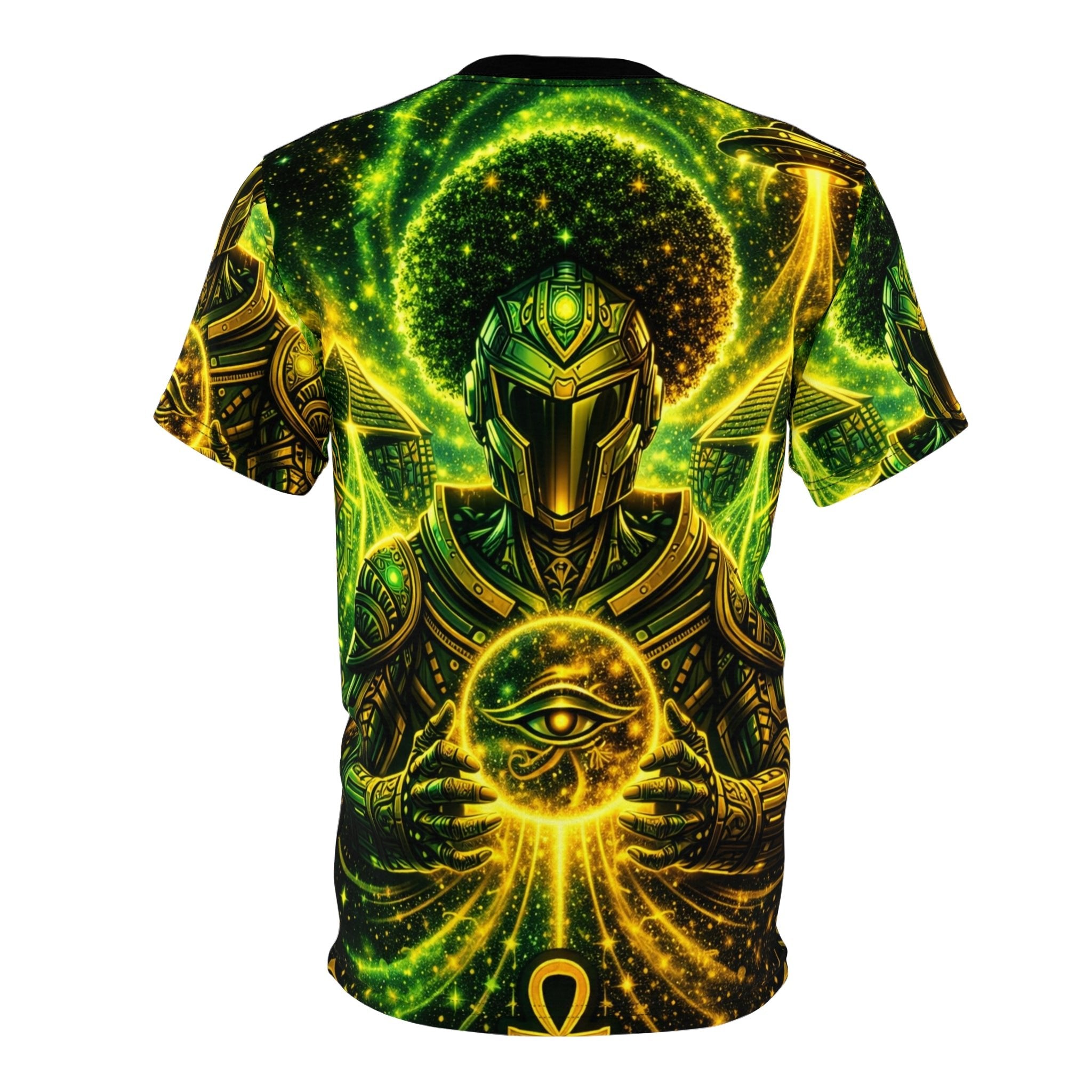 Eye of Horus Cyber Warrior Unisex Cut & Sew Tee (AOP)