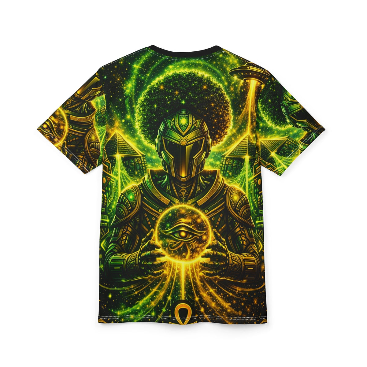 Eye of Horus Cyber Warrior Unisex Cut & Sew Tee (AOP)
