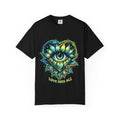 Eye of Love Graphic T-Shirt — "Love Wins All" Spiritual Lotus Tee Printify