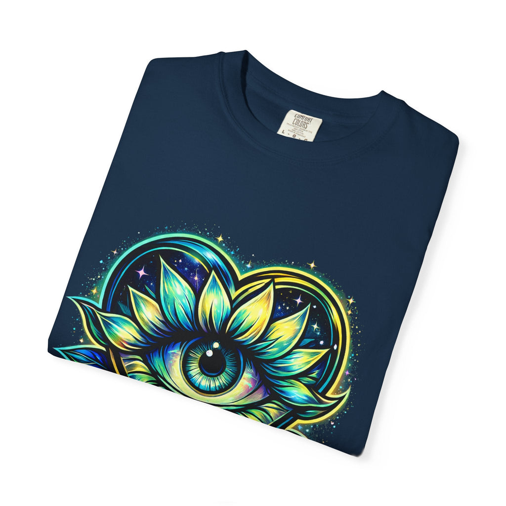 Eye of Love Graphic T-Shirt — "Love Wins All" Spiritual Lotus Tee Printify