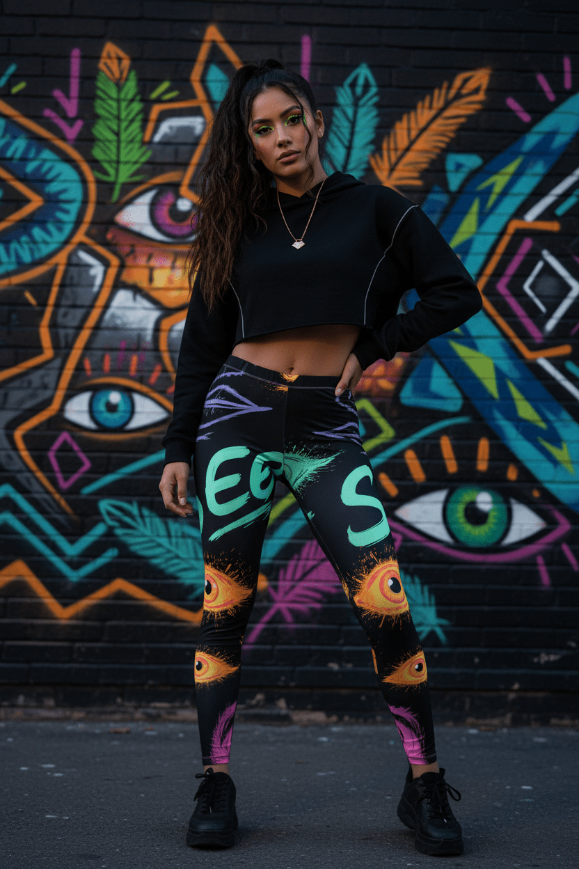 Latina Woman Urban Mural