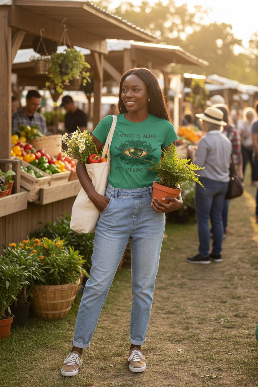 Farmers market eco vibe