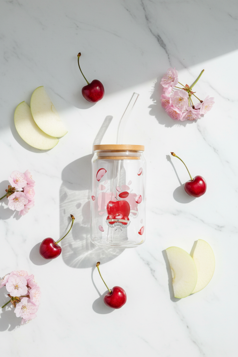 Flat Lay - Cherry Apple Sipper