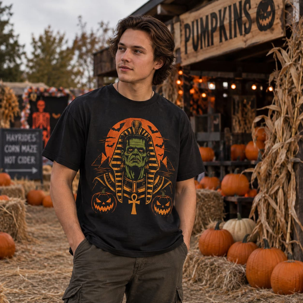 Frankenstein Pharaoh Halloween T-Shirt