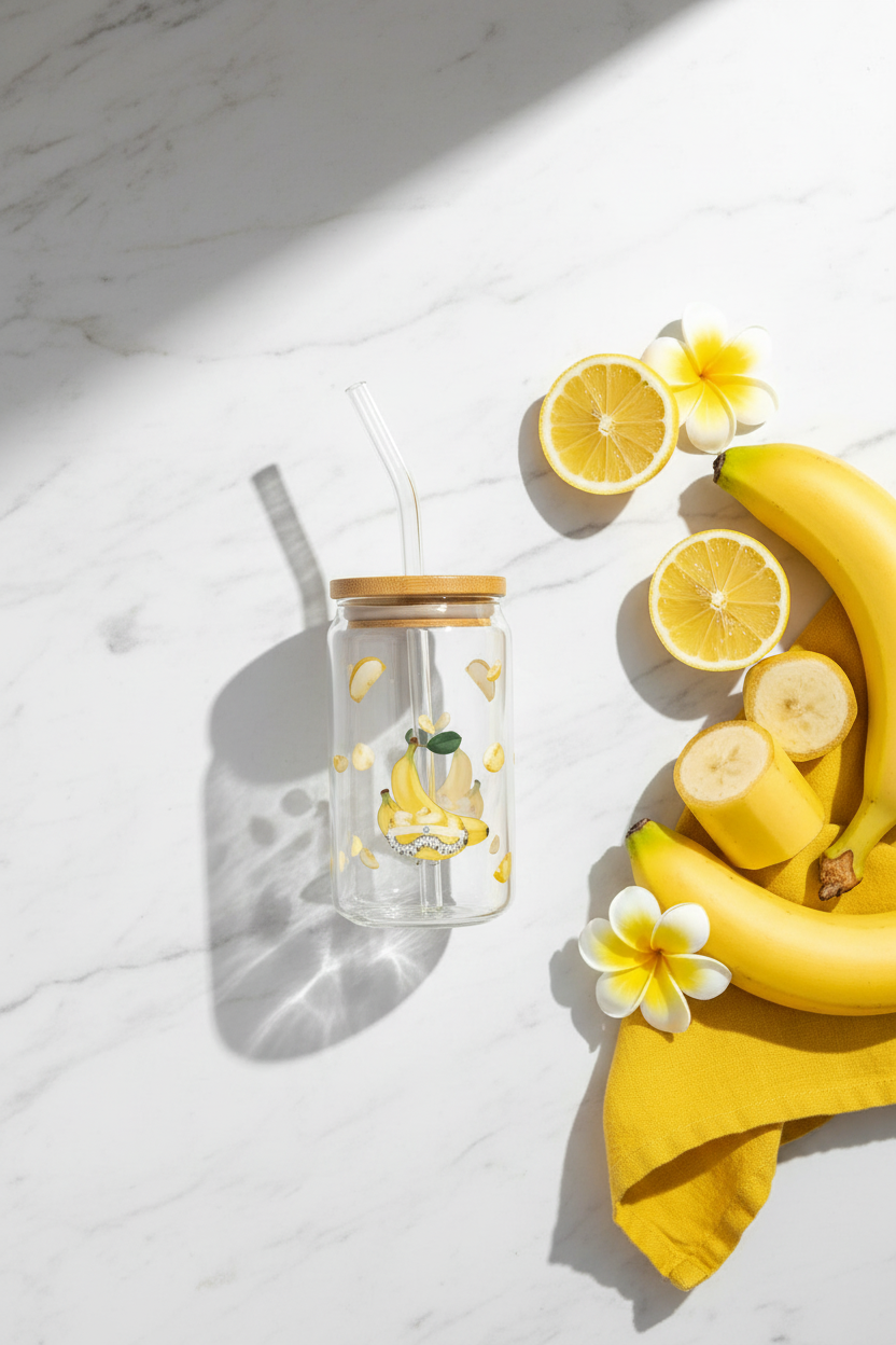 Fresh Flat Lay - Banana Lemon Sipper