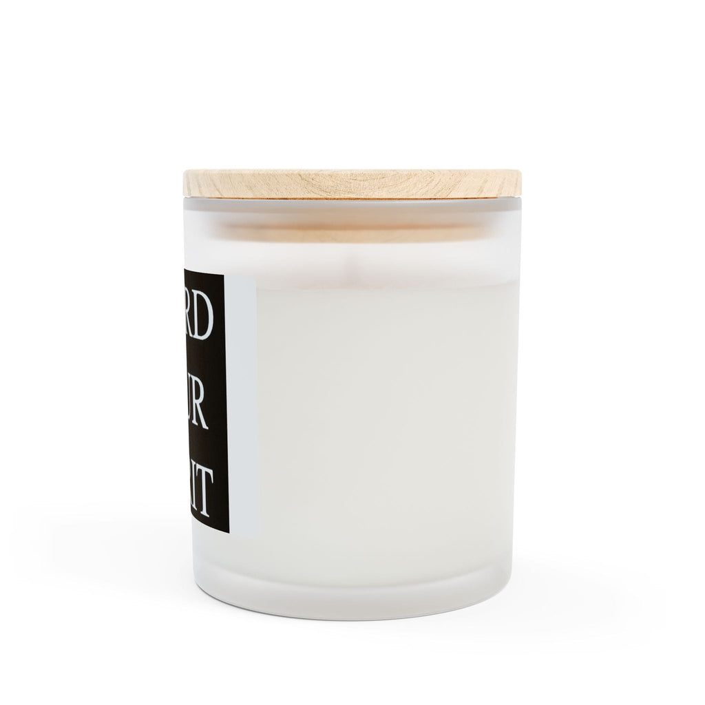 Frosted Glass Candle, 11oz Printify