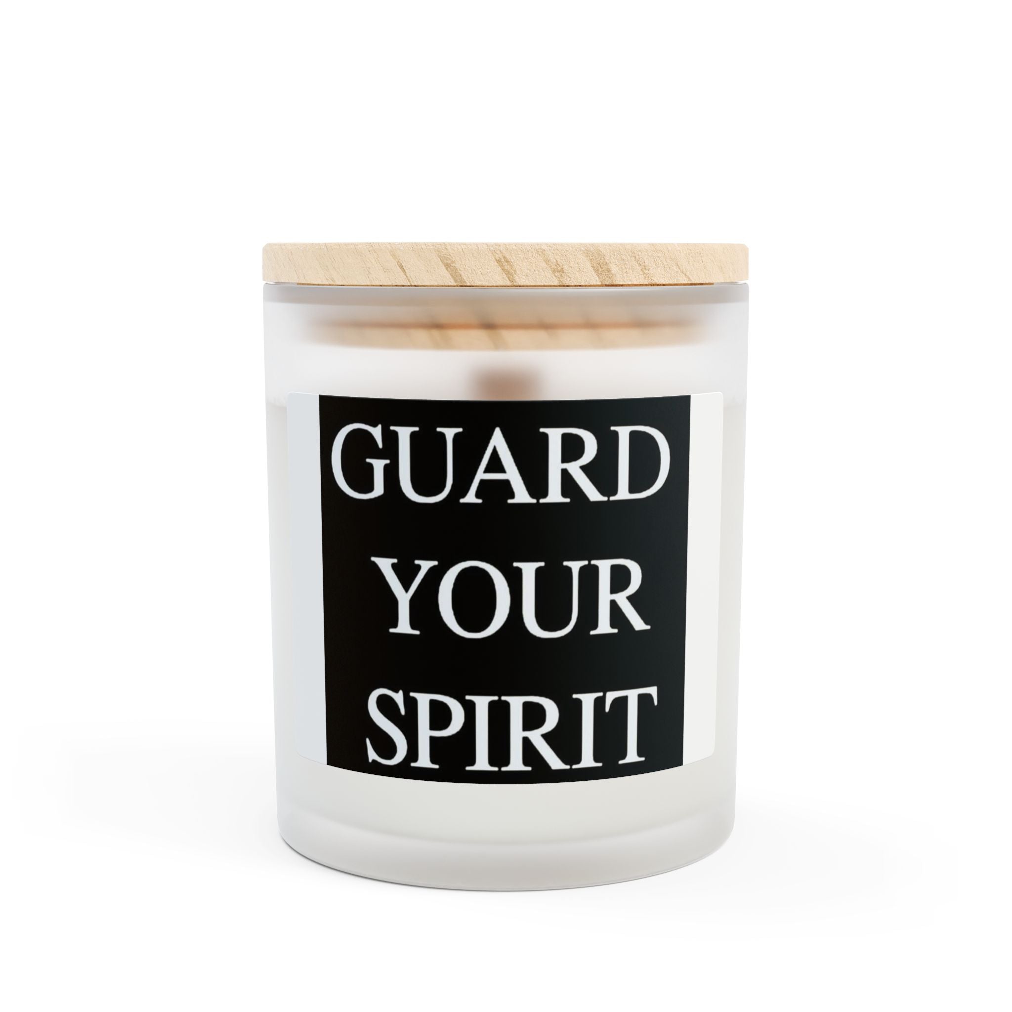 Frosted Glass Candle, 11oz Printify