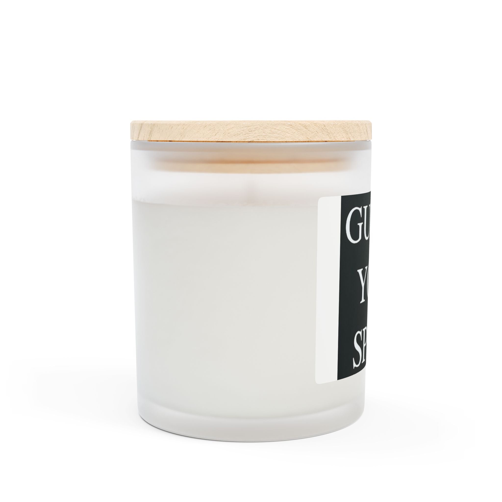Frosted Glass Candle, 11oz Printify