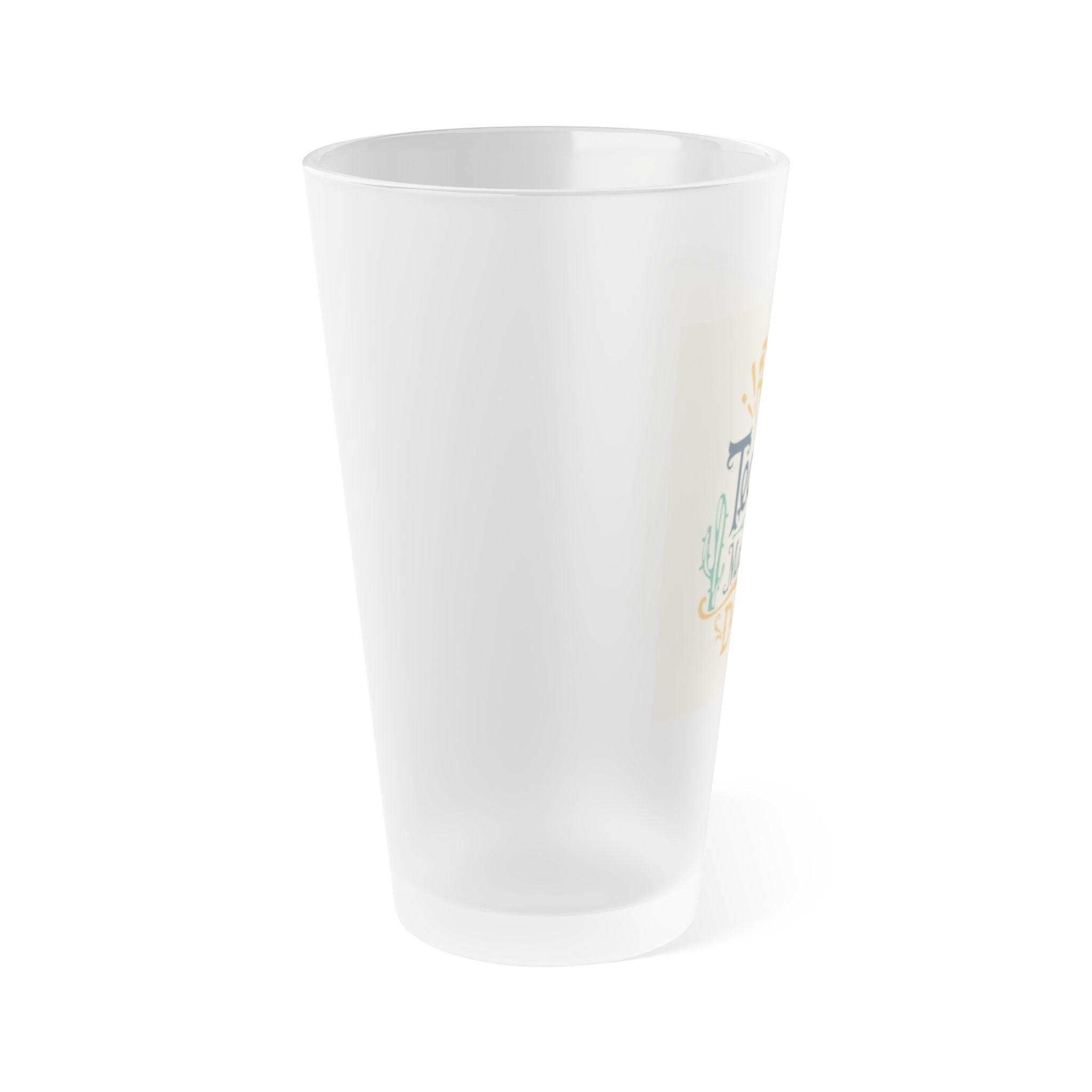 Frosted Pint Glass, 16oz