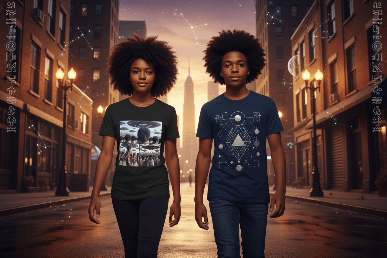 Cosmic Panel Tee – Duo Street Walk v2