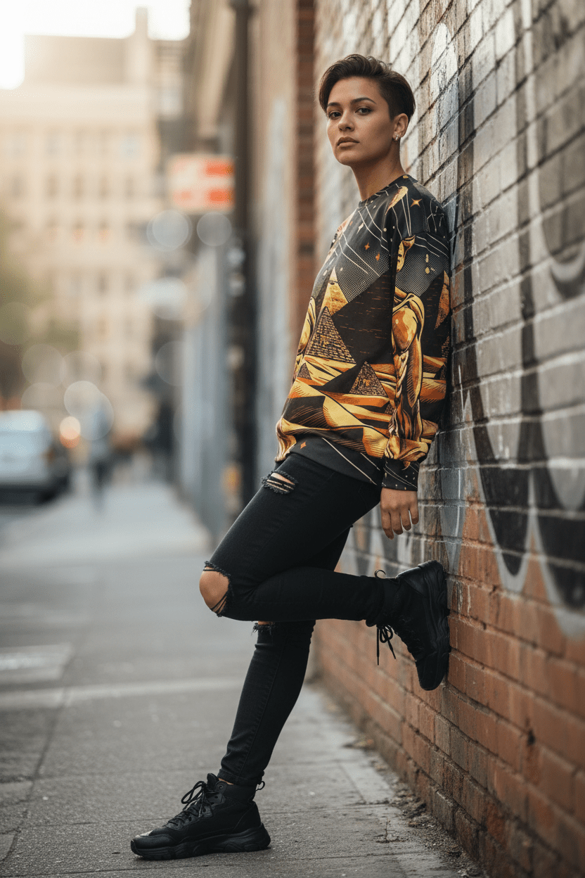 Lifestyle model shot