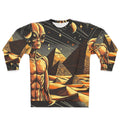 Galactic Alien Sweatshirt – Unisex AOP | Cosmic Streetwear Printify