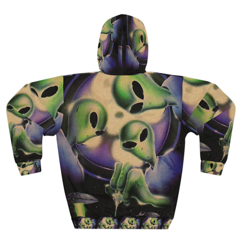Galactic UFO Pullover Hoodie — Alien Swarm Edition Printify