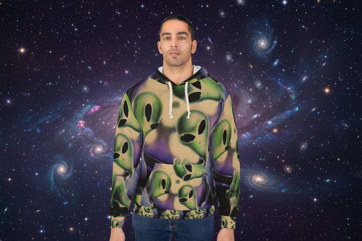 Galactic UFO Pullover Hoodie — Alien Swarm Edition Printify