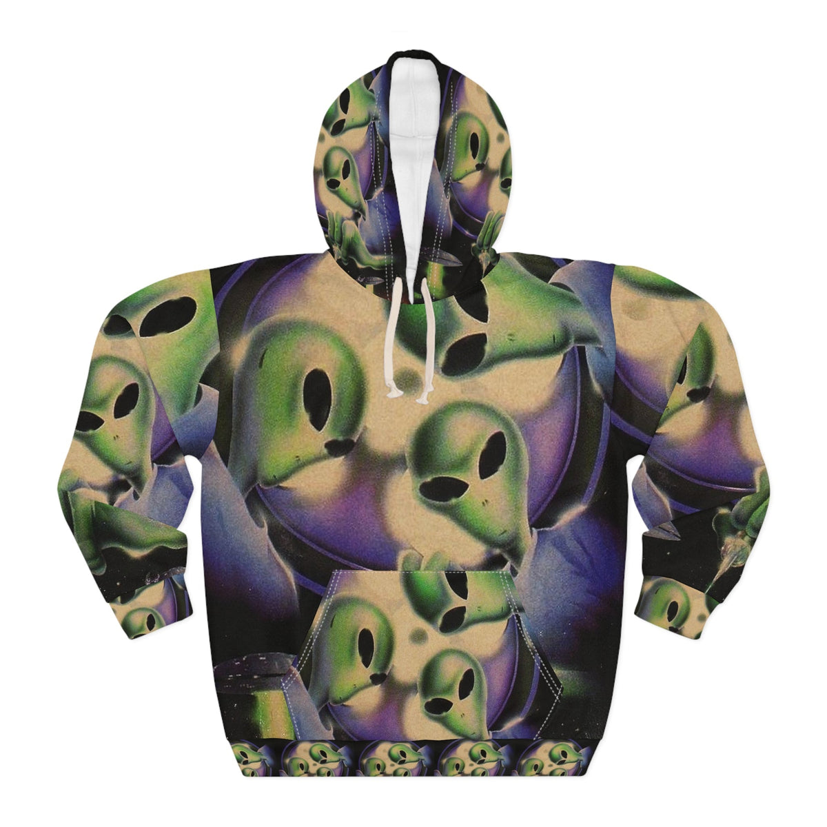 Galactic UFO Pullover Hoodie — Alien Swarm Edition Printify