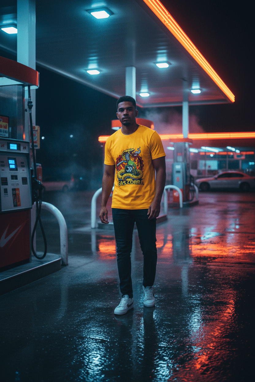 Gas Station Night