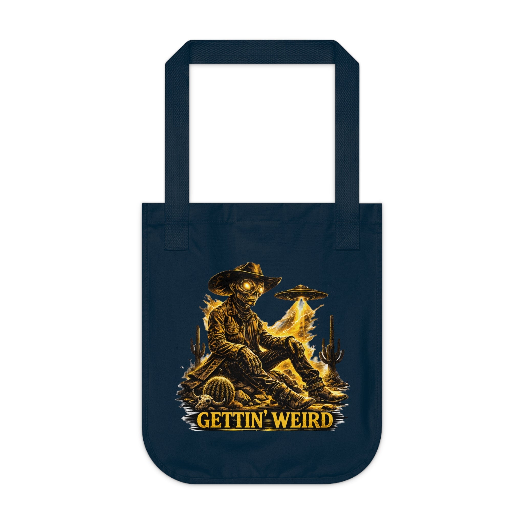 Gettin' Weird Organic Canvas Tote Bag