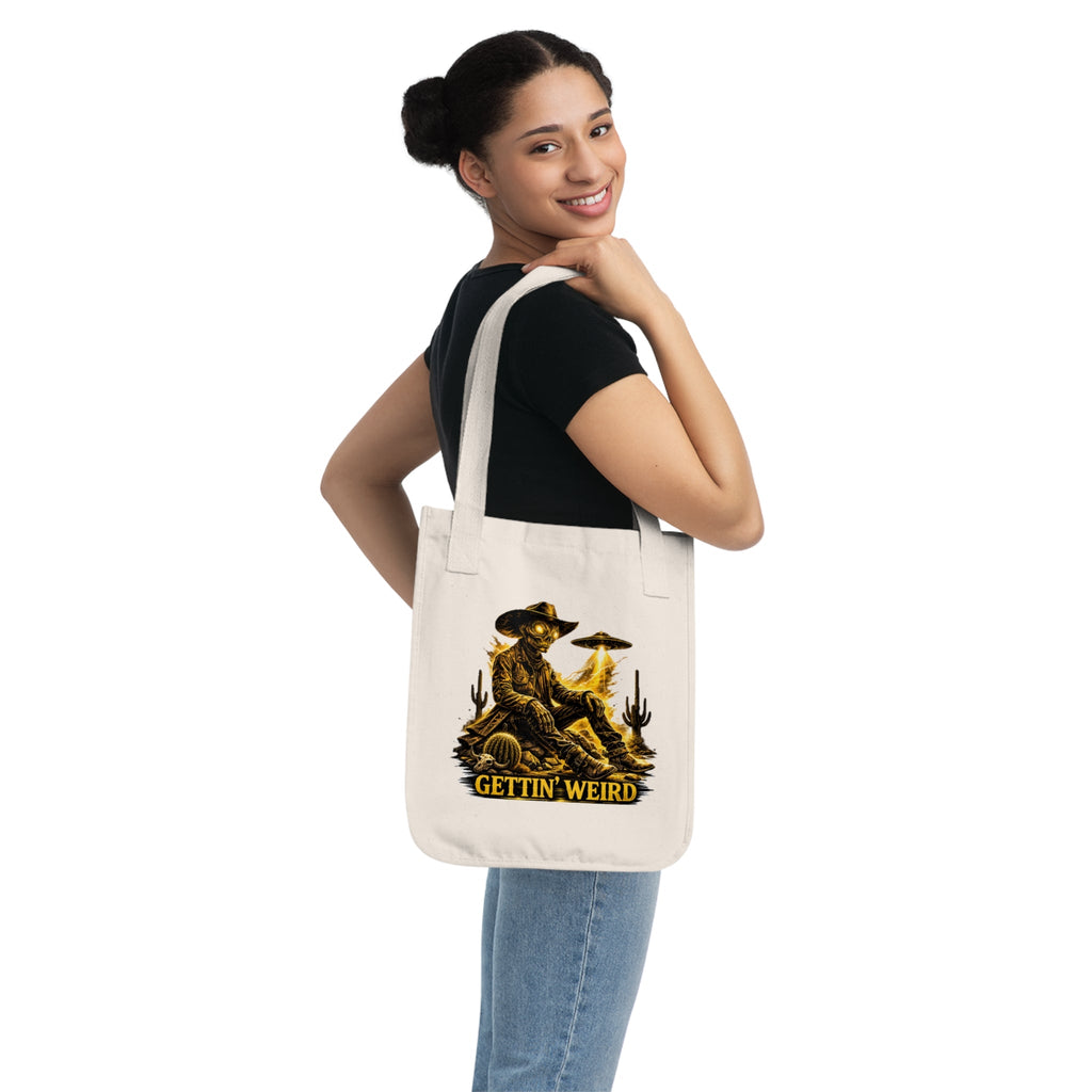 Gettin' Weird Organic Canvas Tote Bag