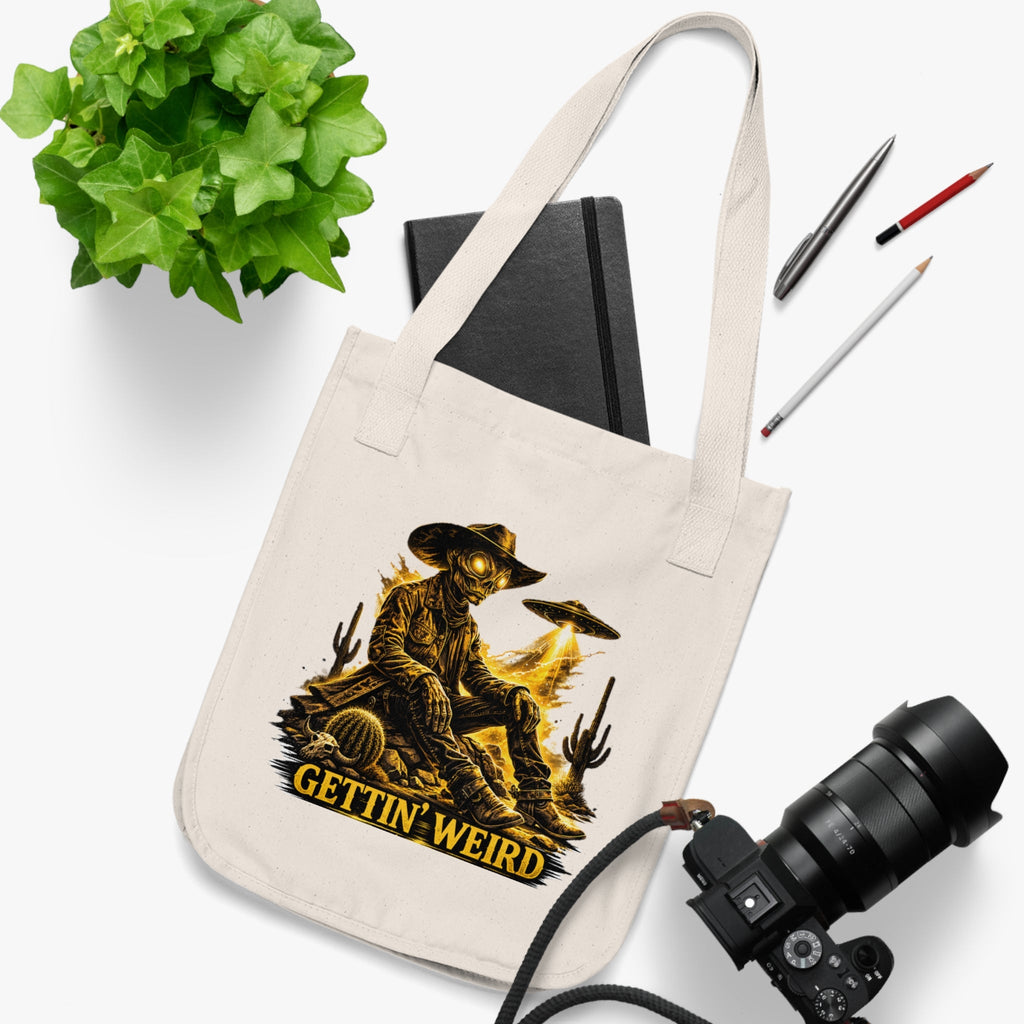 Gettin' Weird Organic Canvas Tote Bag