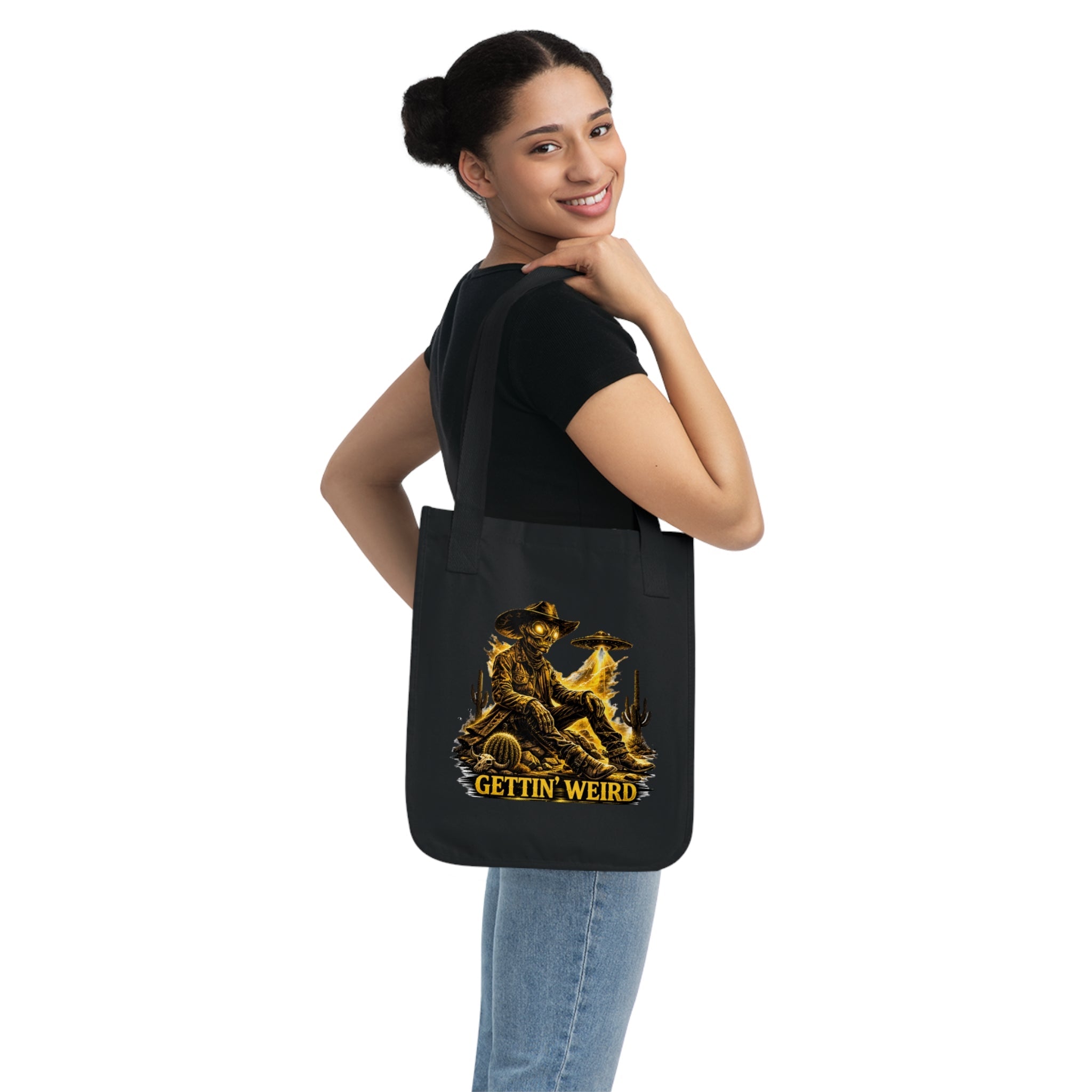 Gettin' Weird Organic Canvas Tote Bag