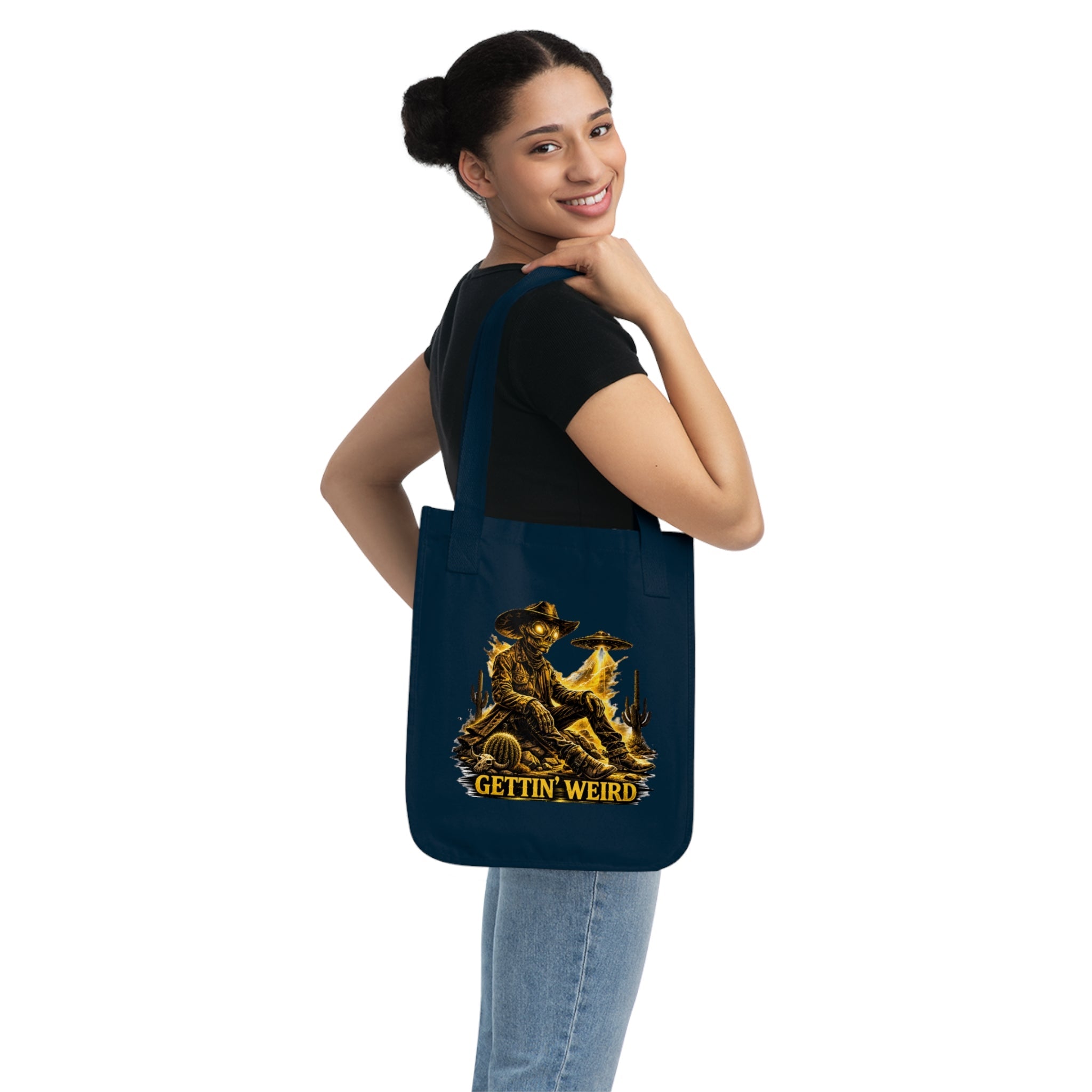 Gettin' Weird Organic Canvas Tote Bag