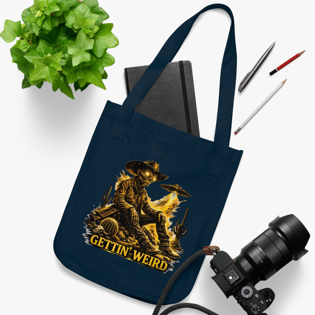 Gettin' Weird Organic Canvas Tote Bag