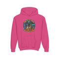 Youth Hoodie — «Gods of the Arcade» Retro Gamer Graphic Hooded Sweatshirt Printify