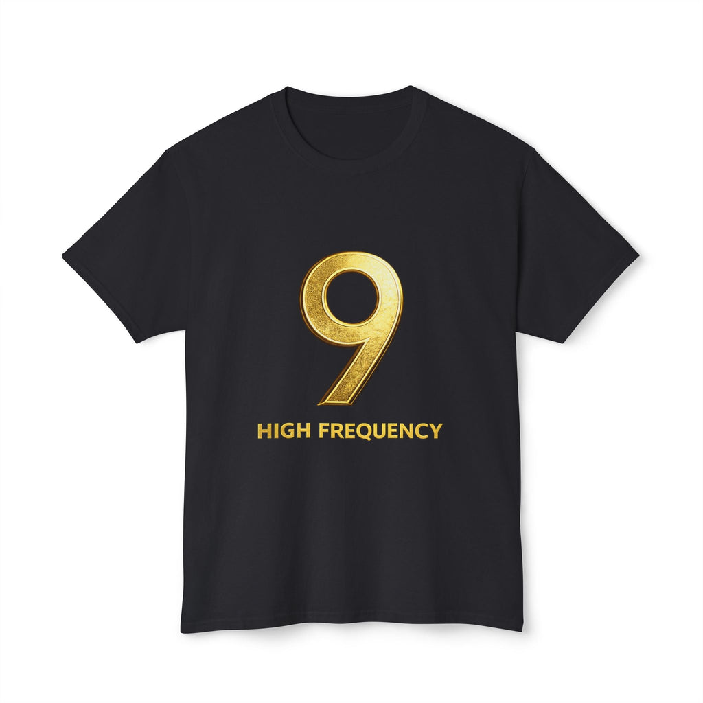 Gold Frequency 9 – Elevated Mindset Tee Printify