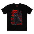 Gothic Black Panther Blood Moon Tee