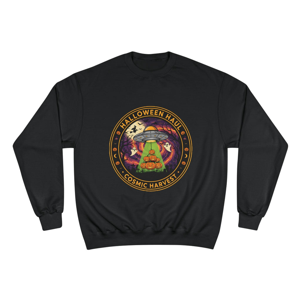 Halloween Cosmic Harvest Sweatshirt, Unisex Graphic Sweatshirt, Fall Apparel, Halloween Gift Idea, Festival Wear, Cozy Lounge Top🎃 Printify