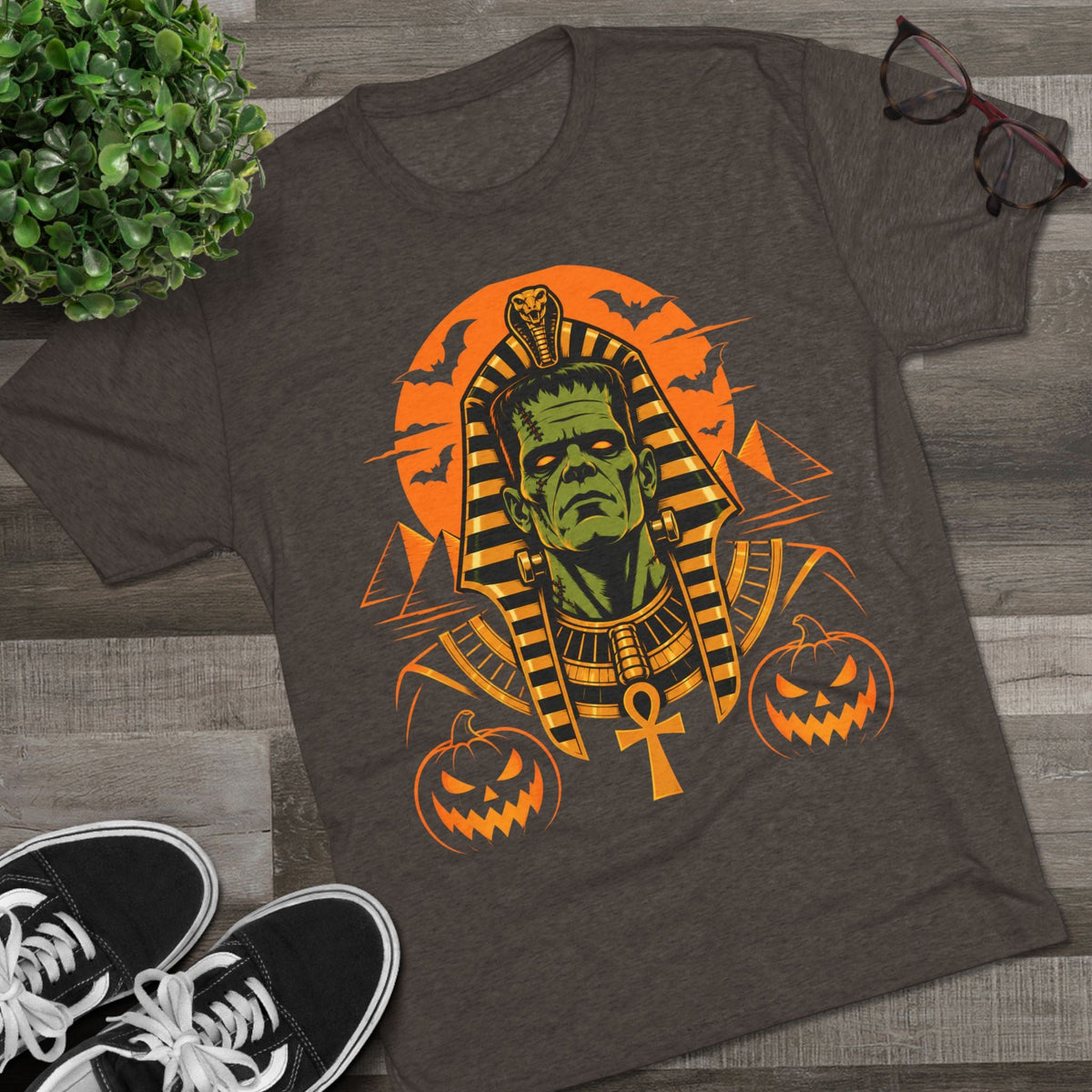 Frankenstein Pharaoh Halloween T-Shirt