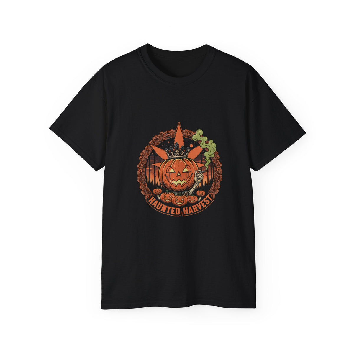Haunted Harvest Pumpkin Tee | Spooky Halloween Streetwear