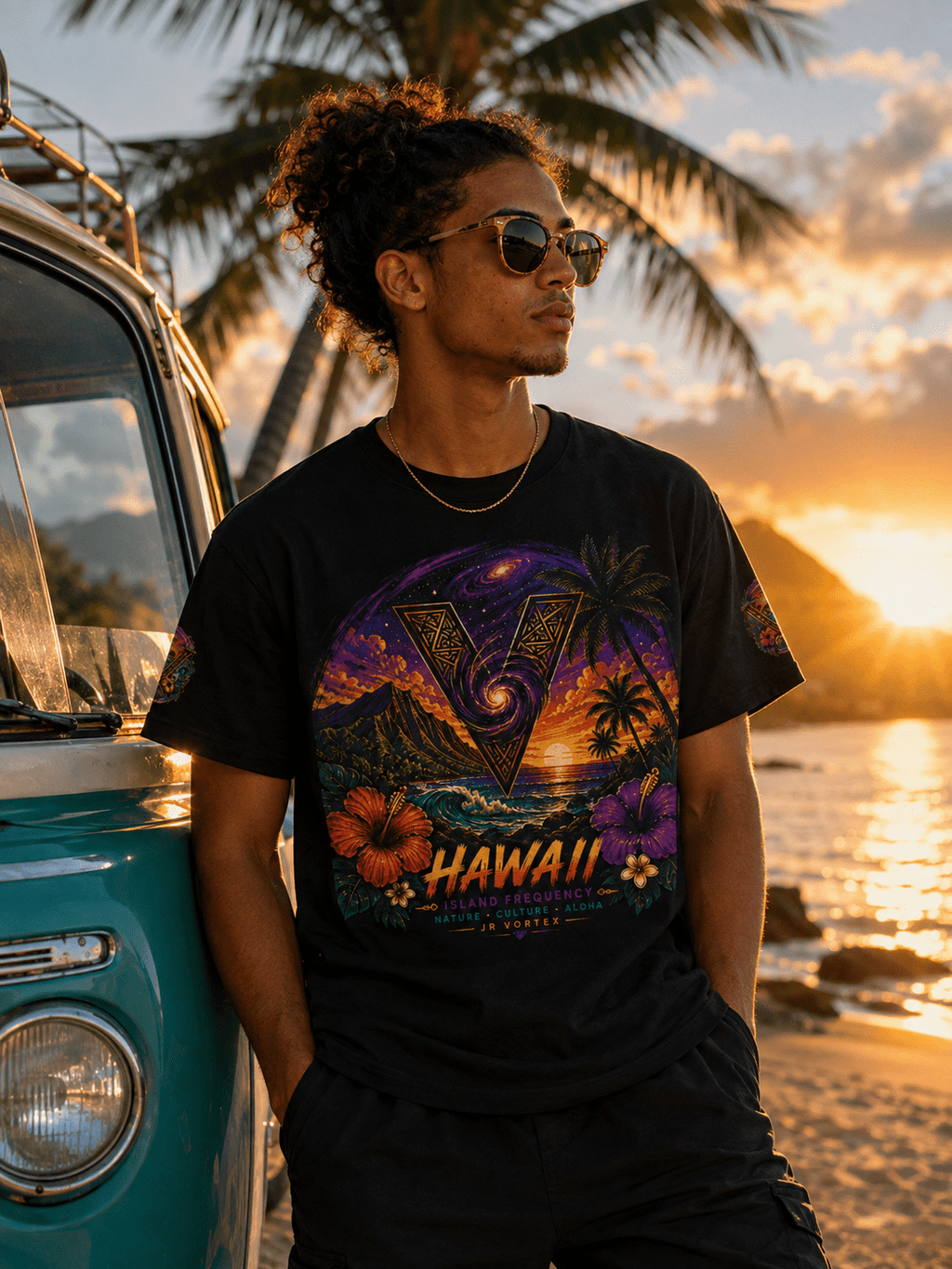 Hawaii Island Frequency Tee