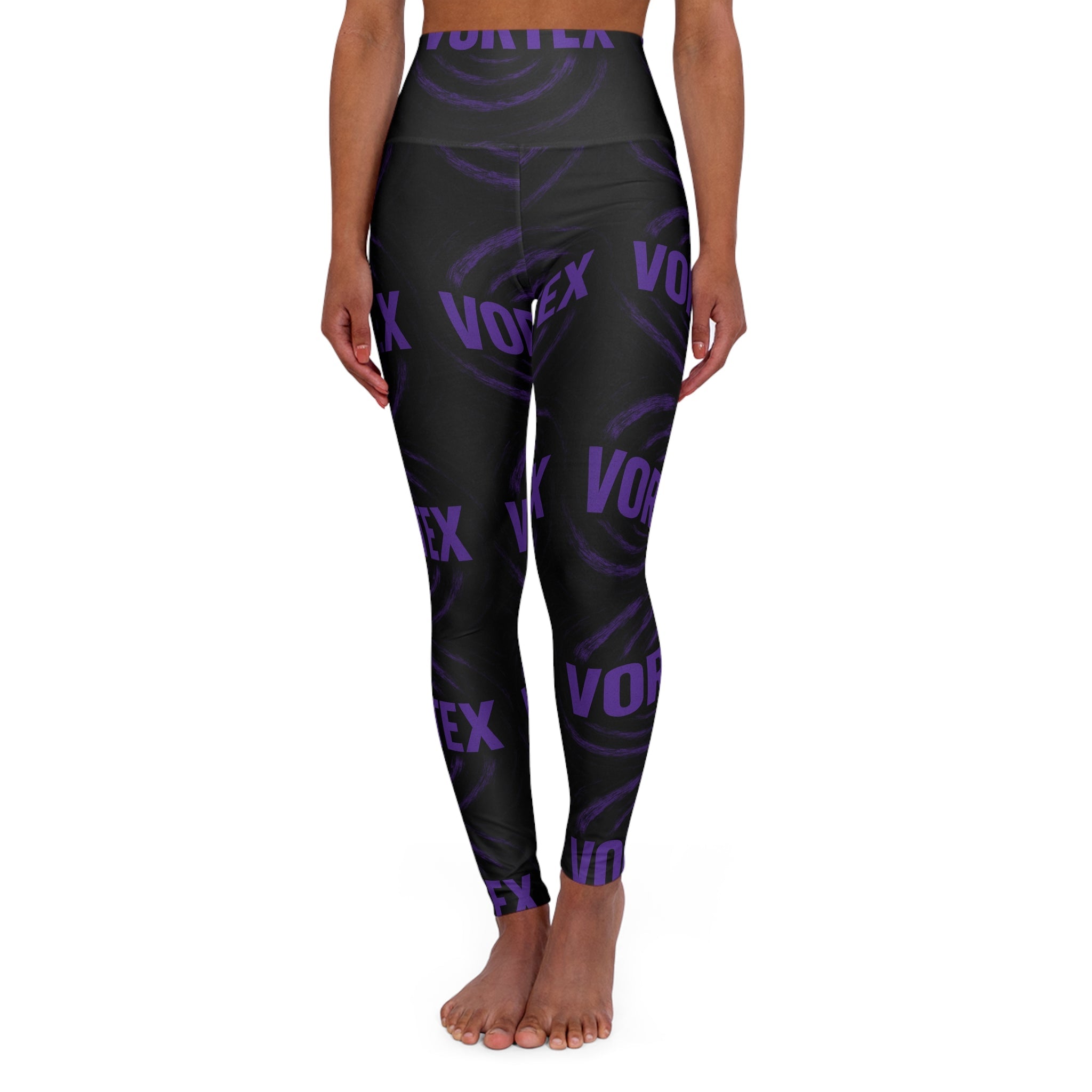 High Waisted Yoga Leggings (AOP)💫