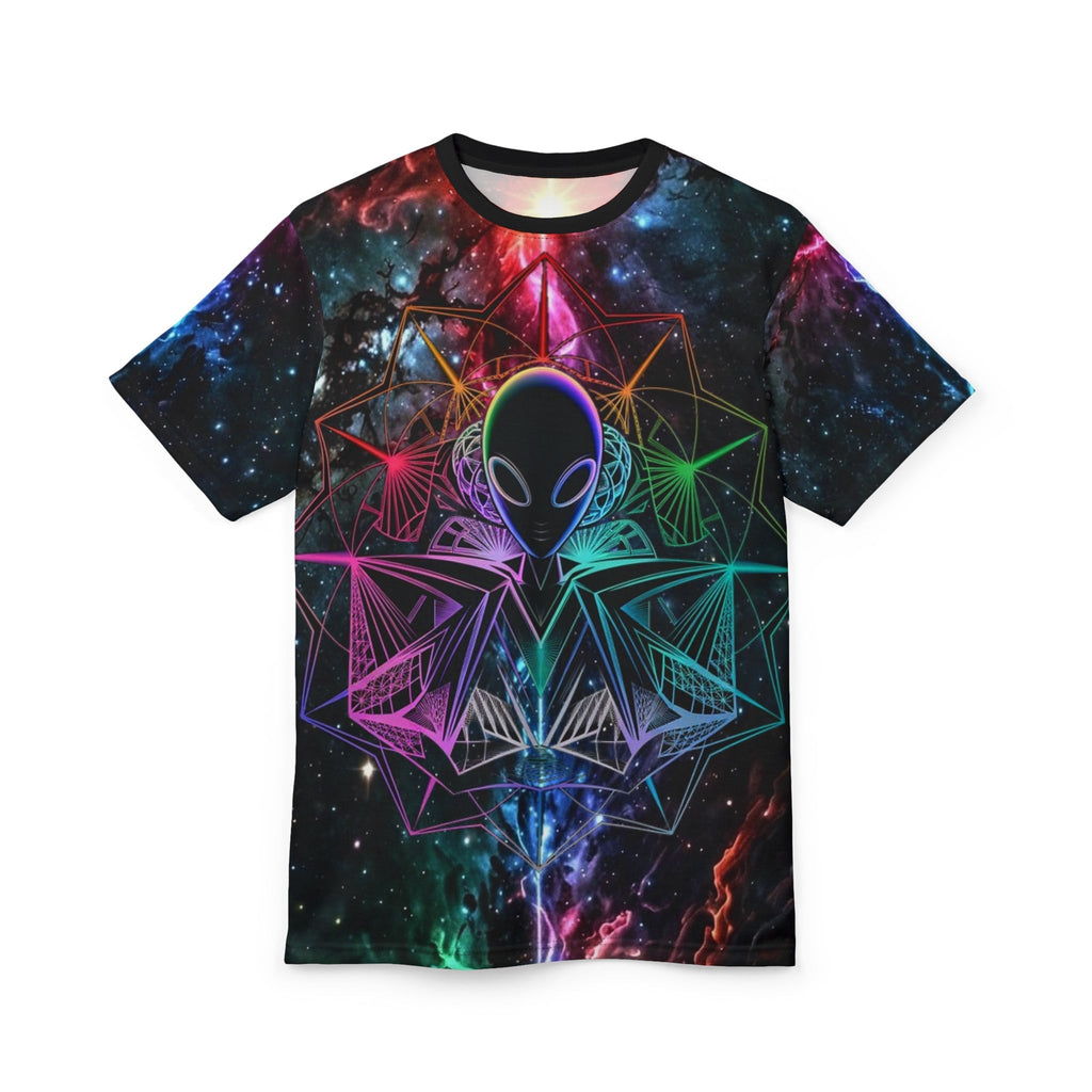 👽 Higher Frequency Alien — All-Over Print Tee Printify