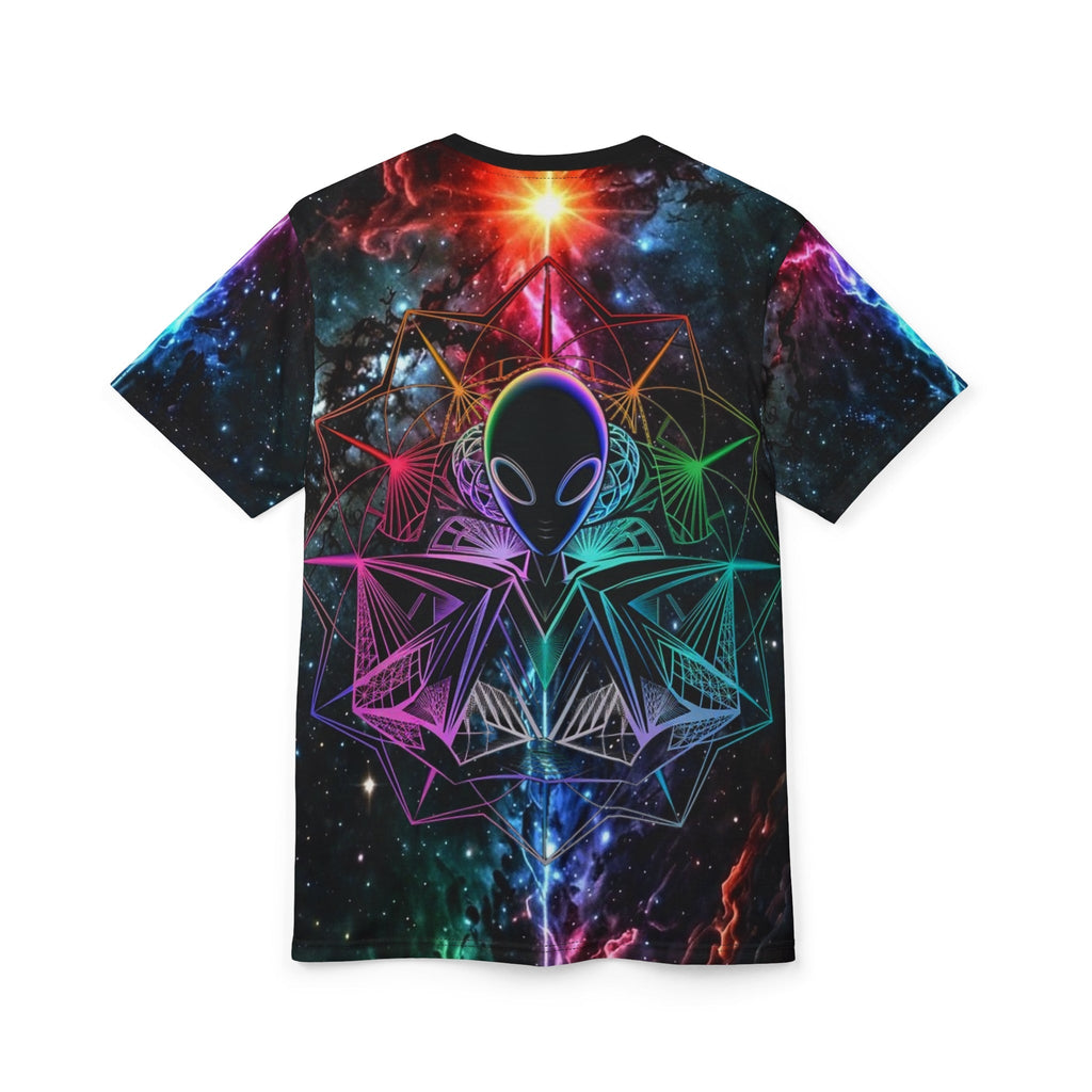 👽 Higher Frequency Alien — All-Over Print Tee Printify