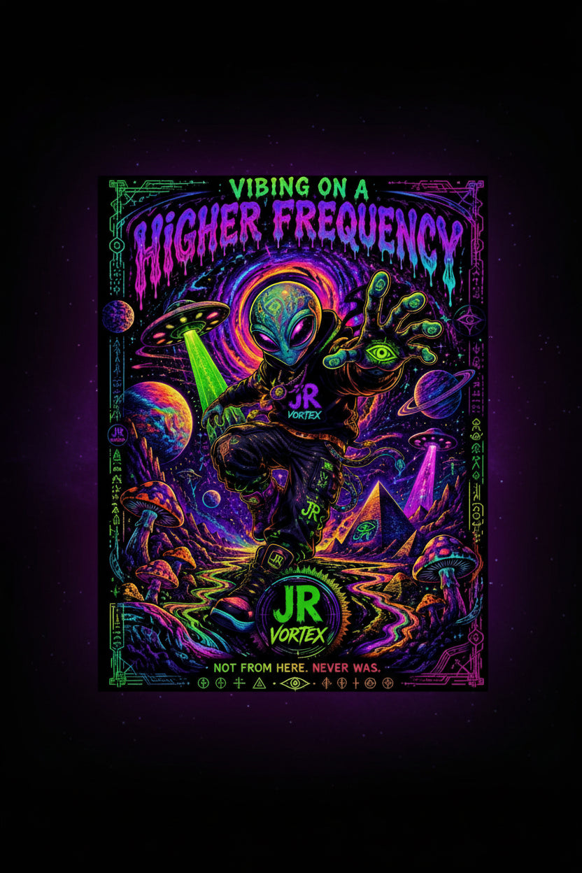 Higher Frequency Alien Poster