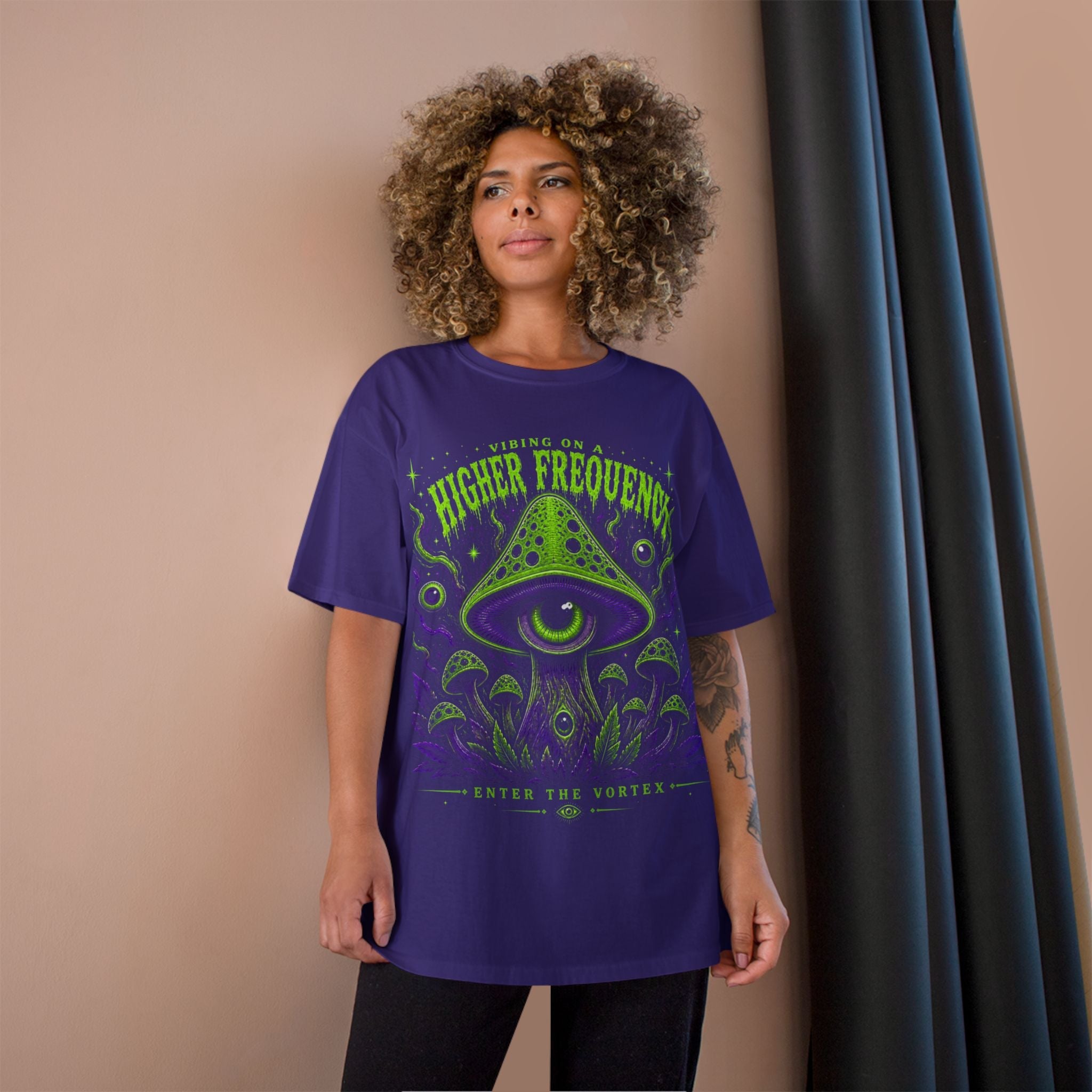 Higher Frequency Mushroom Tee